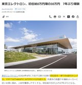 初任給大卒30万円に